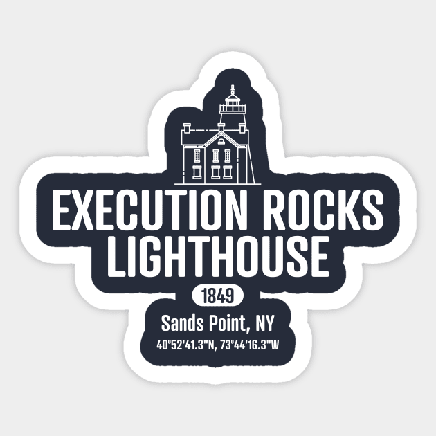 Execution Rocks Lighthouse Sticker by SMcGuire
